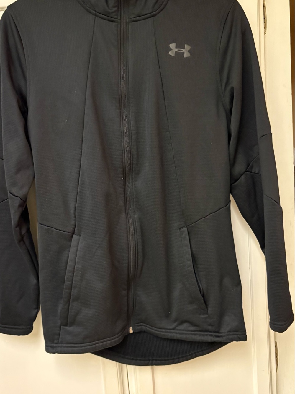 Under Armour Black Men's Full‑Zip Performance Hoodie Jacket